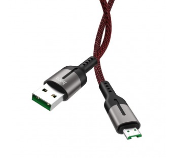 Кабель USB - Micro USB Hoco U68 (4A, 1.2 м) Черный#1648277