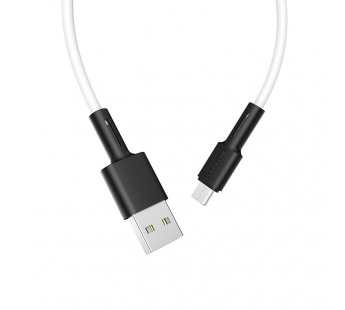 Кабель USB - Micro BOROFONE BX31 (белый) 1м#1831424