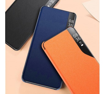                                 Чехол-книжка Xiaomi Redmi 9A Smart View Flip Case под кожу черный*#459169