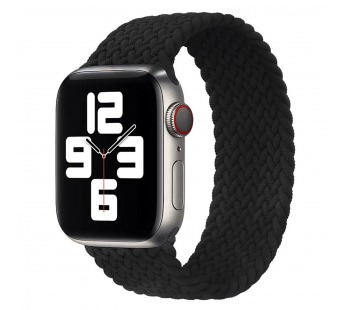 Ремешок - ApW14 для Apple Watch 38/40 mm тканевый монобраслет M (black)#454752