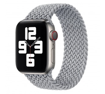 Ремешок - ApW14 для Apple Watch 38/40 mm тканевый монобраслет S (grey)#454756