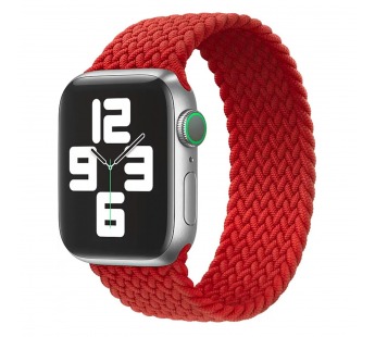 Ремешок - ApW14 для Apple Watch 38/40 mm тканевый монобраслет (red)#454757