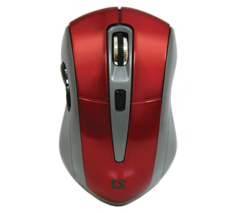 Мышь беспроводная DEFENDER Accura MM-965, красная,USB. 6 кнопок 800-1600dpi (1/40)#2135546