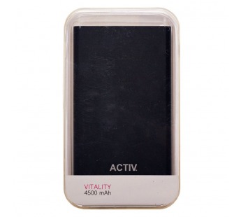Внешний аккумулятор Activ Vitality 4500 mAh (black)#158715