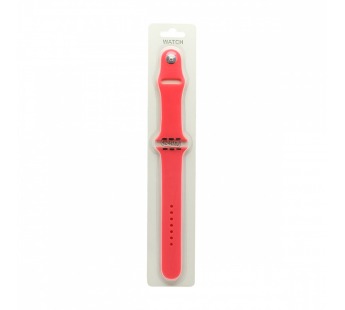 Силиконовый ремешoк для часов Apple Watch 42/44/45/49 мм розовый (029) (L)#469845