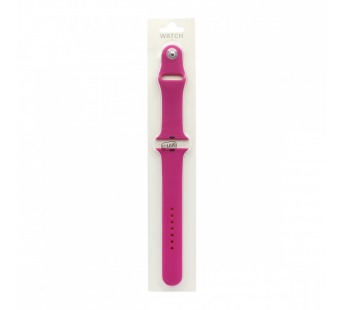 Силиконовый ремешoк для часов Apple Watch 42/44/45/49 мм розовый (052) (L)#469835
