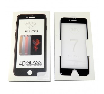 Защитное стекло 4D для Apple iPhone 6 Plus черное#459322