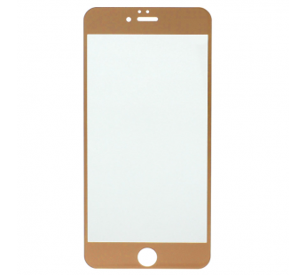 Защитное стекло 5D для Apple iPhone 6 Plus золотистое#459196