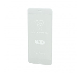 Защитное стекло 6D для Apple Iphone 6 Plus белое#456673