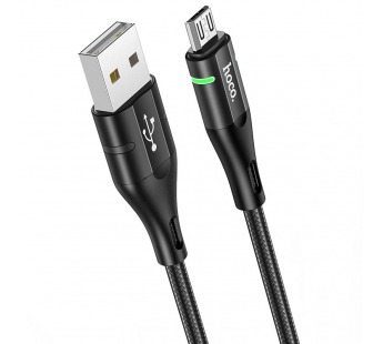 Кабель USB - micro USB HOCO "Premium" U93 (120см) черный#1640802