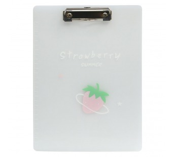 Планшет с зажимом Strawberry A4 CY-BJ201866 (пластик/линейка) (003)#1610906