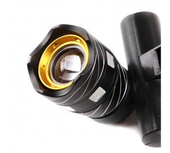 Аксессуары для велосипеда и самоката - фонарь для велосипеда 887 (black) 1200 mAh#457306