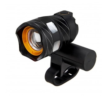 Аксессуары для велосипеда и самоката - фонарь для велосипеда 887 (black) 1200 mAh#457304