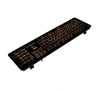 Клавиатура Dialog KK-ML17U BLACK Katana - Multimedia, с янтарной подсветкой клавиш, USB, черная#460959