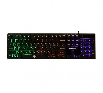 Клавиатура Nakatomi KG-23U BLACK Gaming - игровая с RGB-подсветкой, USB, черная#461512