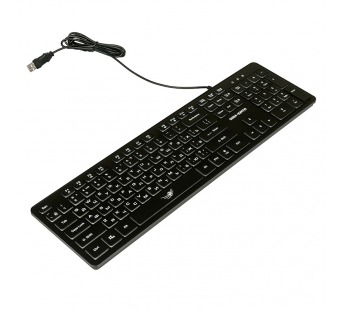 Проводной игровой набор Dialog KMGK-1707U BLACK Gan-Kata - клавиатура + опт. мышь с RGB подсветкой#1786479