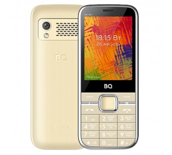 Мобильный телефон BQM-2838 Art XL+ Gold#466840