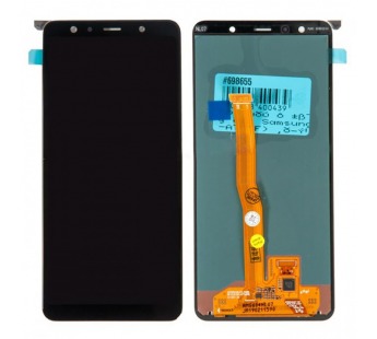 Дисплей для Samsung A750F (A7 2018) в сборе с тачскрином Черный - (In-Cell)#527323