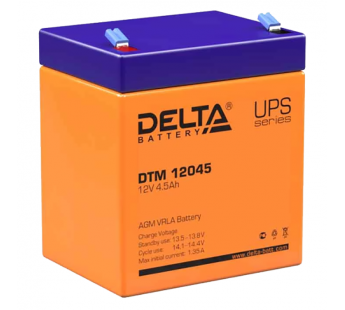 Аккумулятор 12V,  4,5 Ah DT 12045 "Delta"#2115846