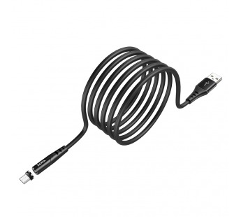 Кабель USB - Micro USB Hoco X60 магнитный 1м черный#999689