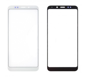 Стекло для переклейки на Xiaomi Redmi 5 Plus + OCA (белый)#1140177