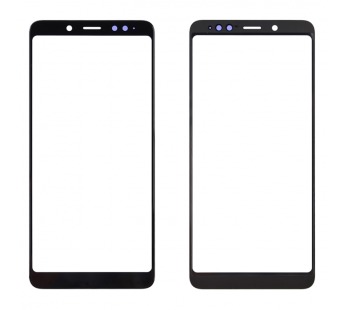 Стекло для переклейки на Xiaomi Redmi Note 5/Note 5 Pro + OCA (черный)#1139543