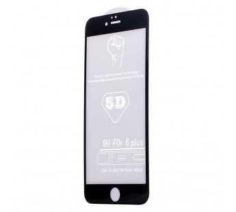 Защитное стекло Full Screen Glass 5D для Apple iPhone 6 Plus/iPhone 6S Plus (black) (black)(73160)#577428