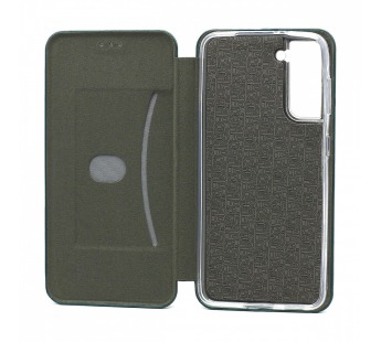 Чехол-книжка BF модельный (силикон/кожа) для Samsung Galaxy S21 зеленый#544092