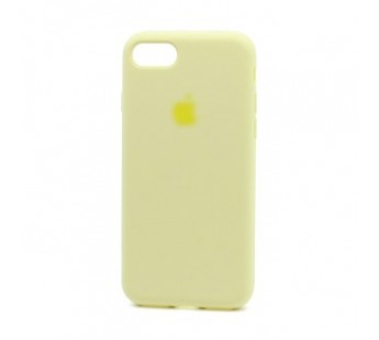 Чехол Silicone Case с лого для Apple iPhone 7/8/SE 2020 (051) светло ж#1705197