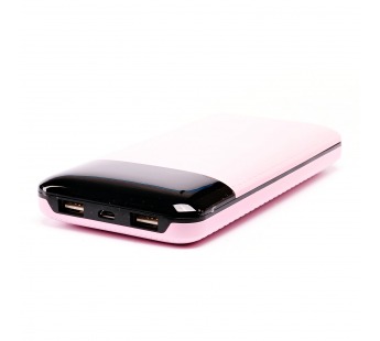 Внешний аккумулятор - PB22 (тех.уп) 10000mAh Micro/USB*2 (pink)(122477)#543948