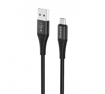 Кабель USB - micro USB Borofone BX29 Endurant (black)#577189