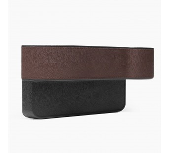Органайзер - автомобильный карман между сиденьями эко кожа (brown) (131962)#552438