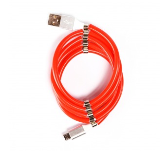 Кабель USB - micro USB - MCM-1 100см 2,4A (red) (122438)#585515