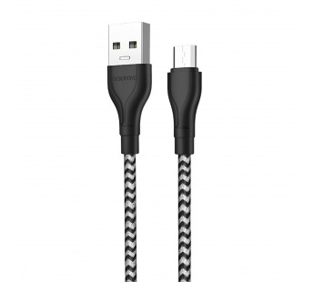 Кабель USB - micro USB Borofone BX39 Beneficial (black/white)(122817)#585518