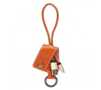 Кабель USB - micro USB Remax RC-034m Western 30см 2,1A (brown) (71811)#585491