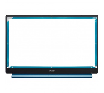 Рамка матрицы для ноутбука Acer Swift 3 SF314-57 черная с голубым#1840229