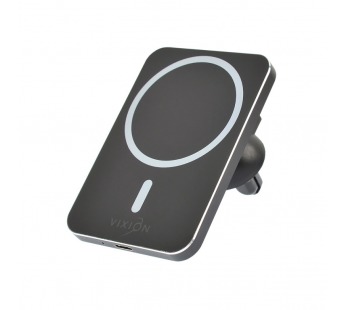 Держатель VIXION W14 Magsafe с беспроводным зарядом 15W (черный)#1173178