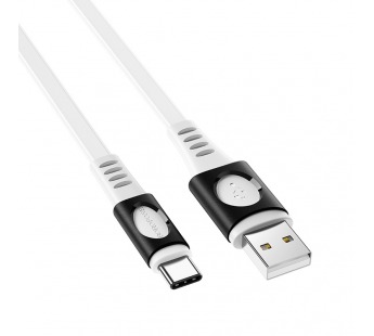 Кабель USB - Type-C Borofone BX35 Carib 3А (white) (122985)#1983231