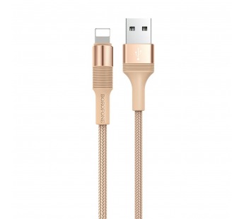 Кабель USB - Apple lightning Borofone BX21 100см 2,4A  (gold) (122769)#602508