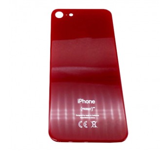 Задняя крышка iPhone 8 (стекло) Красный ААА#1618181