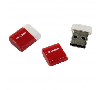 Флеш-накопитель USB 8GB Smart Buy Lara красный#623787