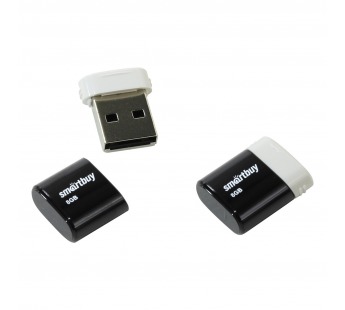 Флеш-накопитель USB 8GB Smart Buy Lara чёрный#623621