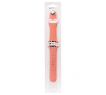 Ремешок - ApW для "Apple Watch 38/40/41 mm" Sport Band (L) (papaya) (79529)#651933