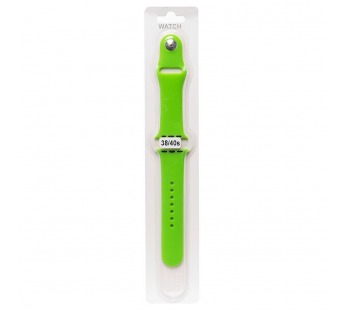 Ремешок - ApW для "Apple Watch 38/40/41 mm" Sport Band (S) (green) (107173)#651981