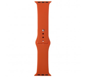 Ремешок - ApW Sport Band Apple Watch 42/44/45/49 мм силикон на кнопке (L) (orange) (79560)#651982
