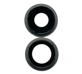 Стекло камеры iPhone 11 (Комплект 2 шт) Черное#2083047