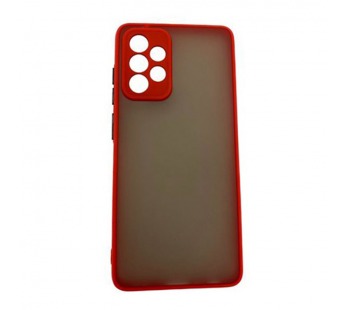 Чехол Samsung A52 (2021) Противоударный Матовый Красный#2103378