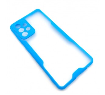 Чехол Samsung A52 (2021) Силикон Bubble Голубой#1476458