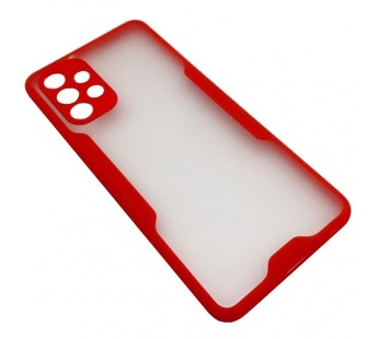 Чехол Samsung A52 (2021) Силикон Bubble Красный#2041714
