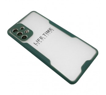 Чехол Samsung A52 (2021) Силикон Bubble Темно-Зеленый#2041712